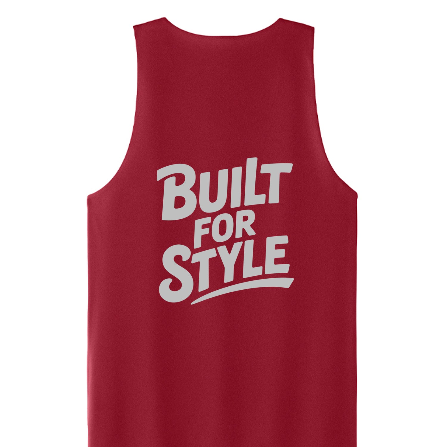 Deep Red/ White - ST551 - BACK