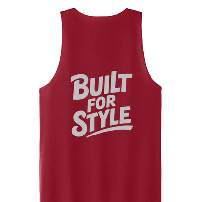 Deep Red/ White - ST551 - BACK