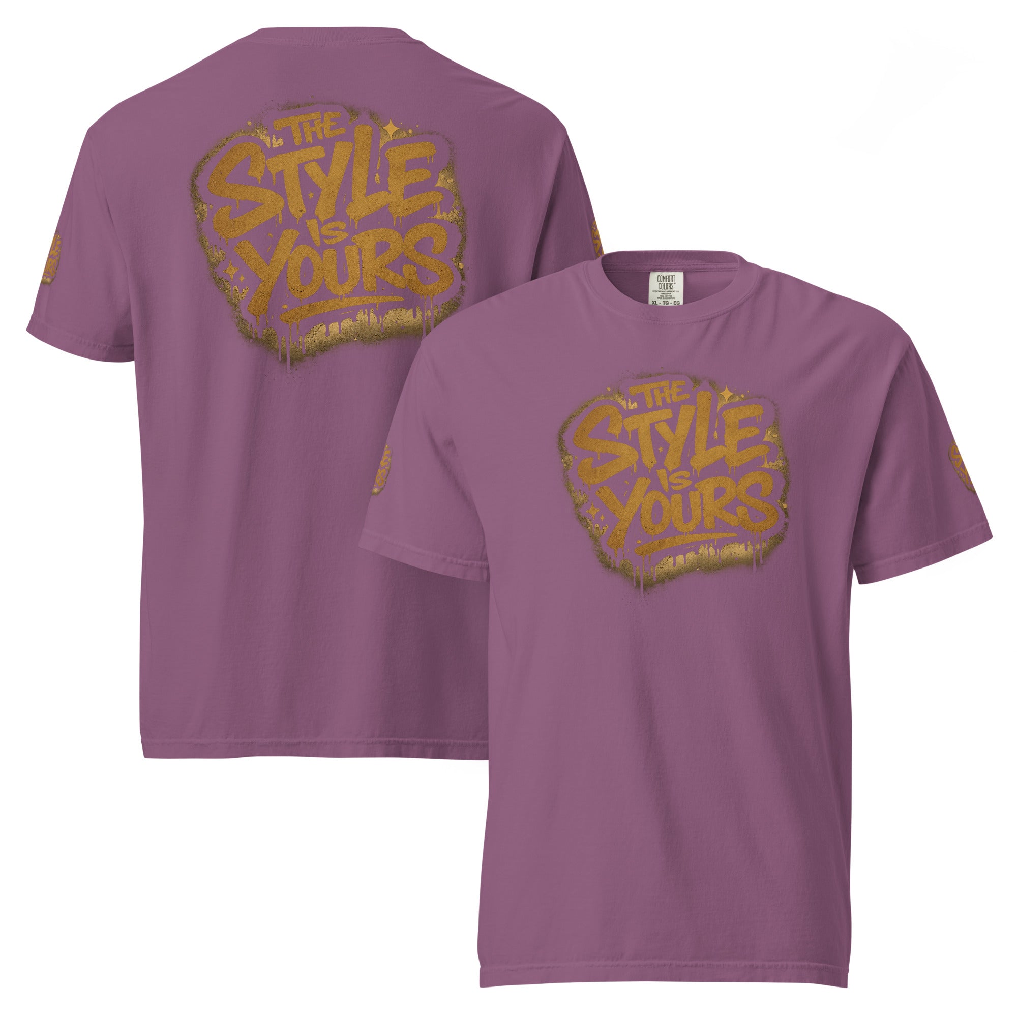 GoFly The Style Is Yours Unisex garment-dyed heavyweight t-shirt