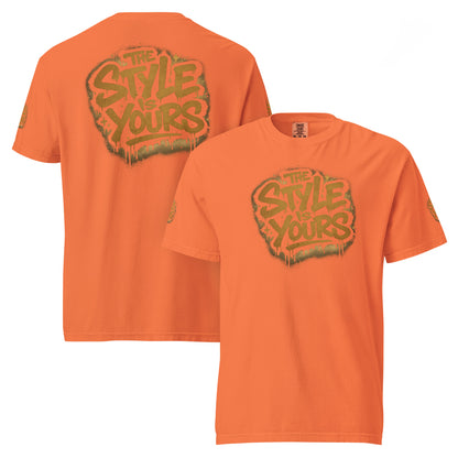 GoFly The Style Is Yours Unisex garment-dyed heavyweight t-shirt