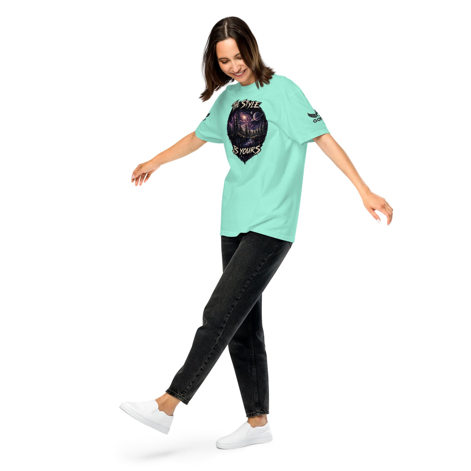 GoFly The Style Is Yours Unisex garment-dyed heavyweight t-shirt
