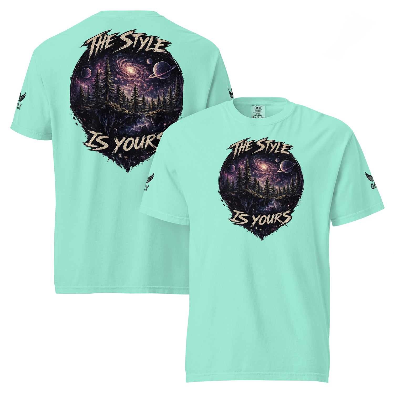 GoFly The Style Is Yours Unisex garment-dyed heavyweight t-shirt