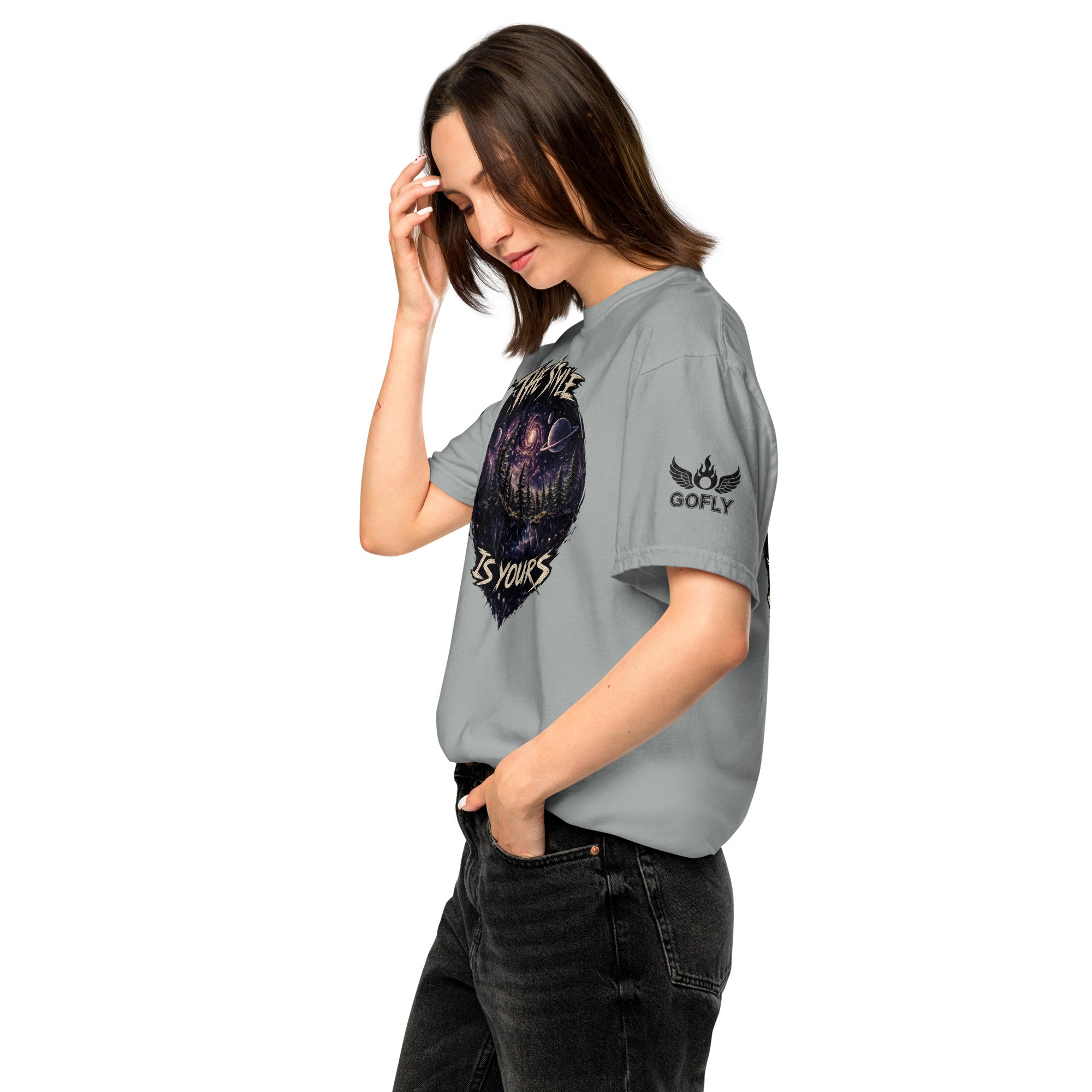 GoFly The Style Is Yours Unisex garment-dyed heavyweight t-shirt