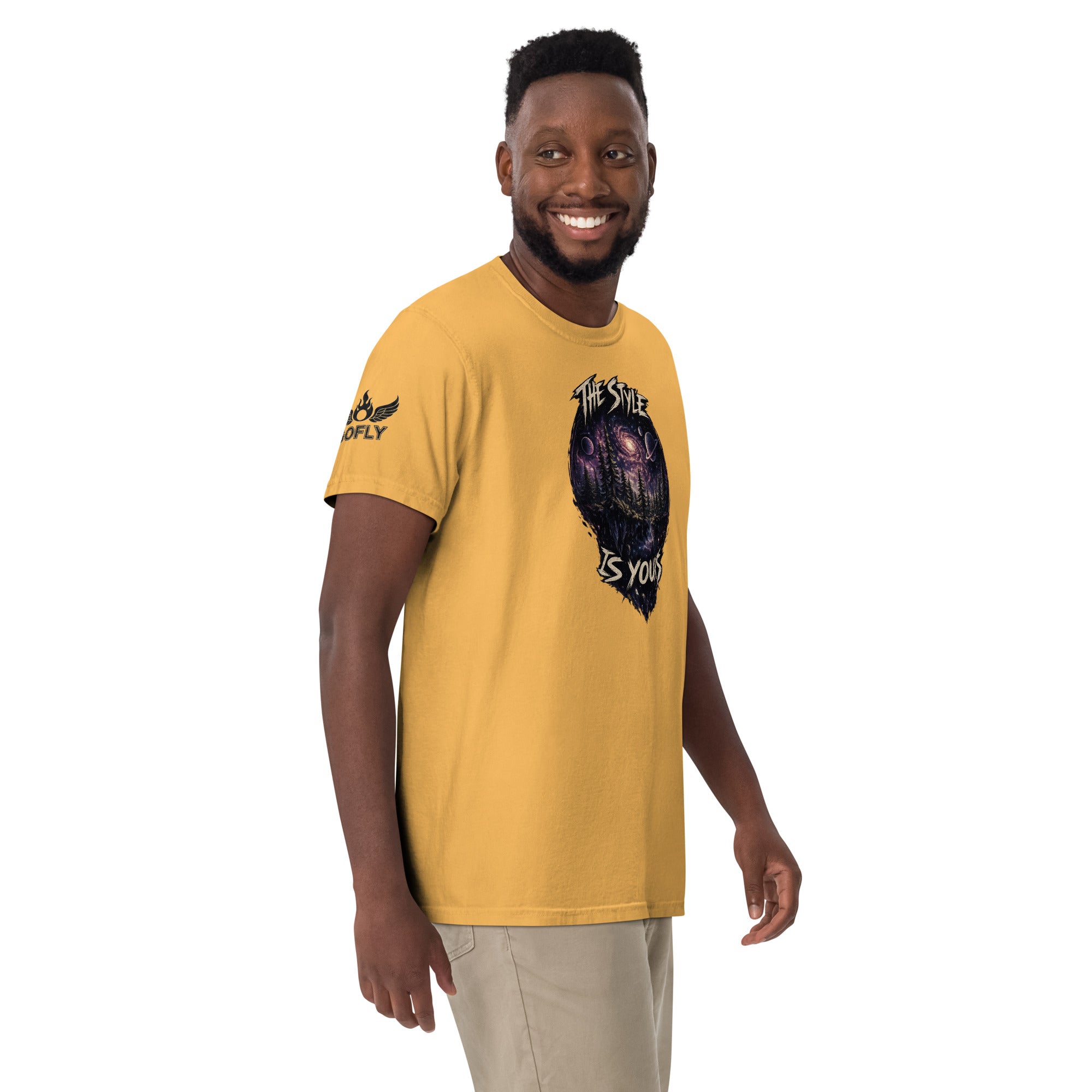 GoFly The Style Is Yours Unisex garment-dyed heavyweight t-shirt