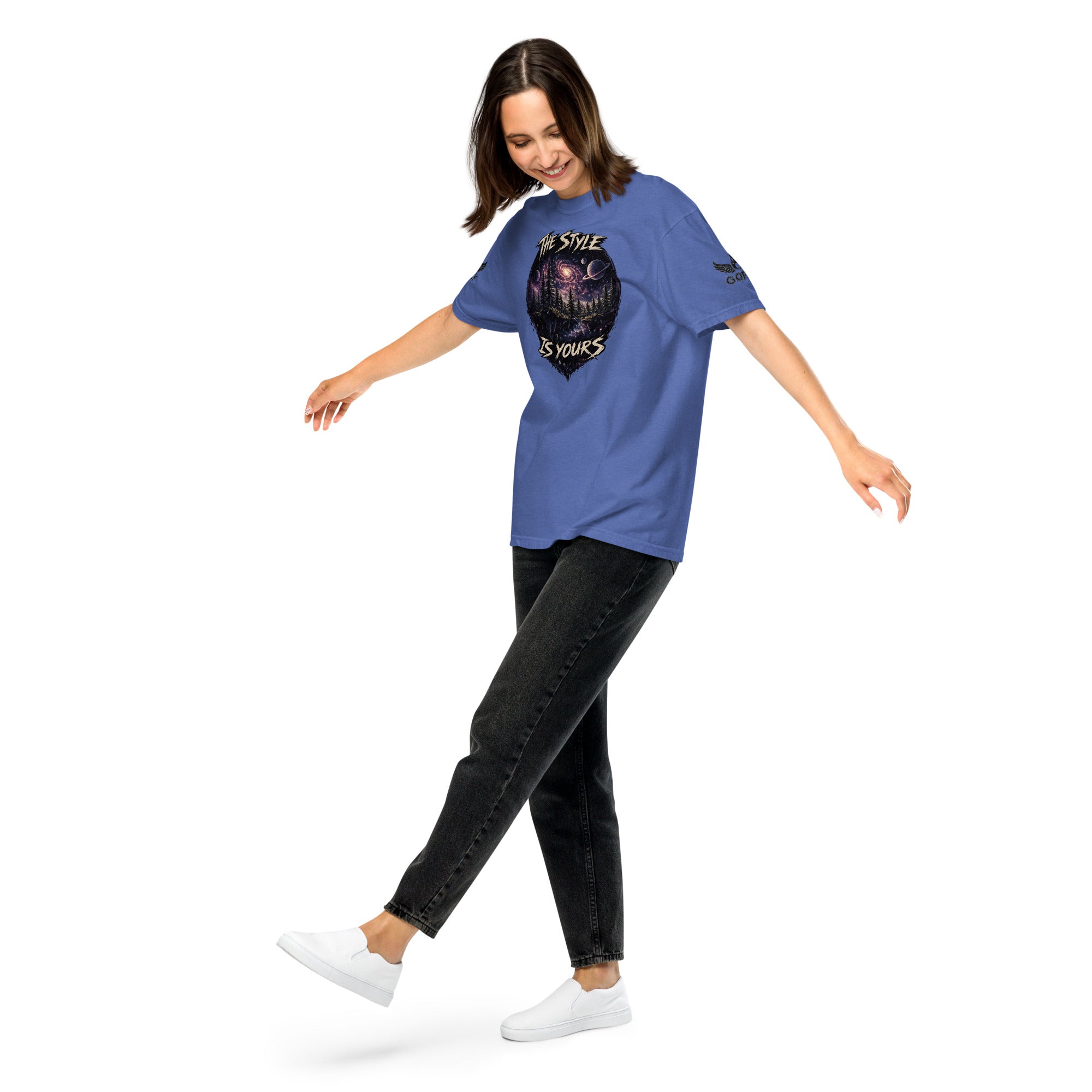 GoFly The Style Is Yours Unisex garment-dyed heavyweight t-shirt