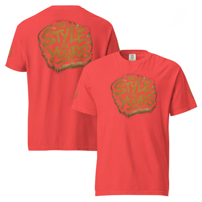 GoFly The Style Is Yours Unisex garment-dyed heavyweight t-shirt