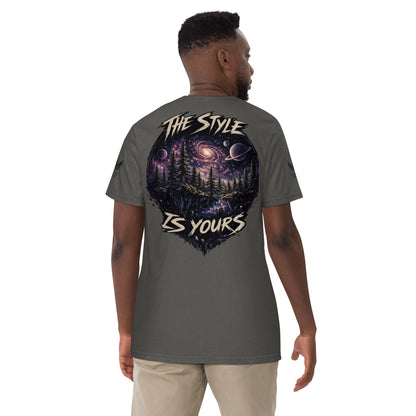 GoFly The Style Is Yours Unisex garment-dyed heavyweight t-shirt combines premium heavyweight cotton, vintage-inspired garment dyeing, and all-day comfort for casual and streetwear fashion.