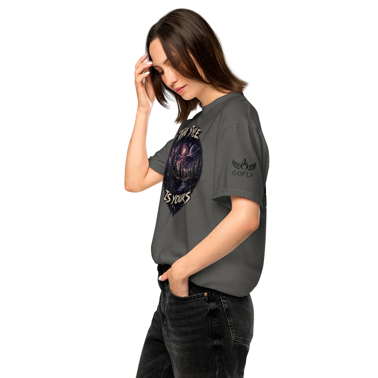GoFly The Style Is Yours Unisex garment-dyed heavyweight t-shirt