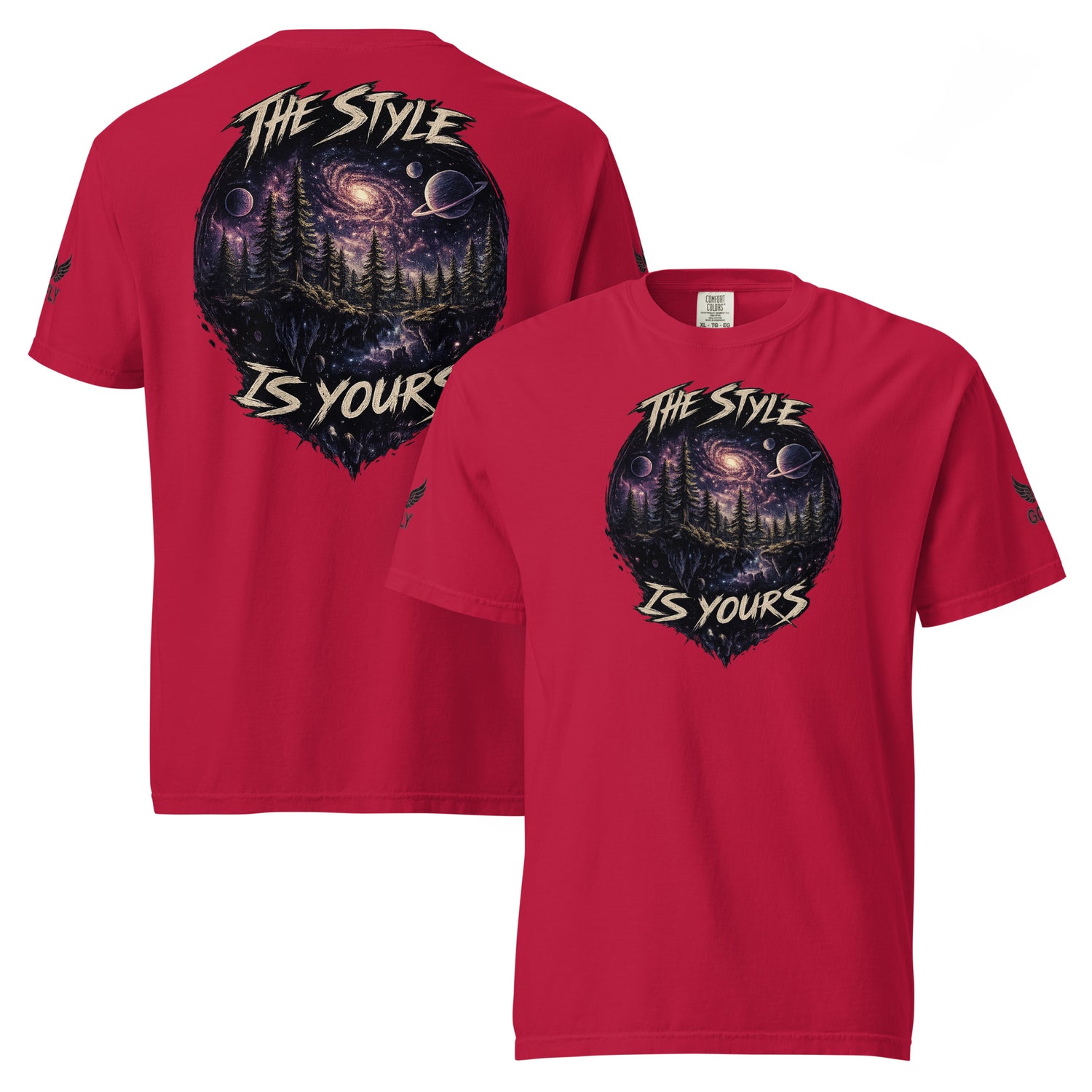 GoFly The Style Is Yours Unisex garment-dyed heavyweight t-shirt