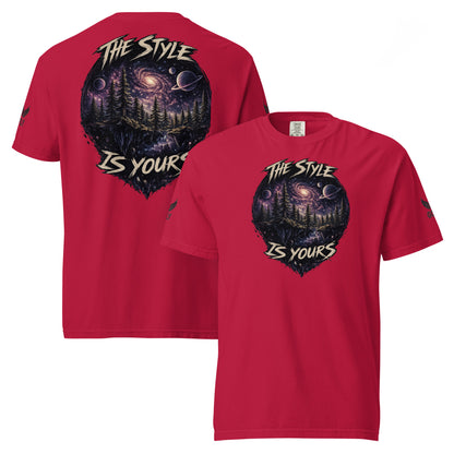 GoFly The Style Is Yours Unisex garment-dyed heavyweight t-shirt