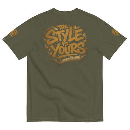 GoFly The Style Is Yours Unisex garment-dyed heavyweight t-shirt