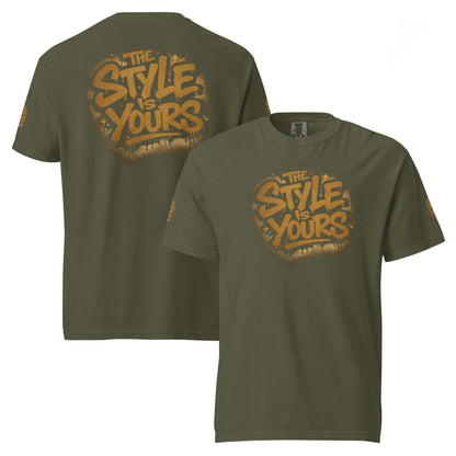 GoFly The Style Is Yours Unisex garment-dyed heavyweight t-shirt