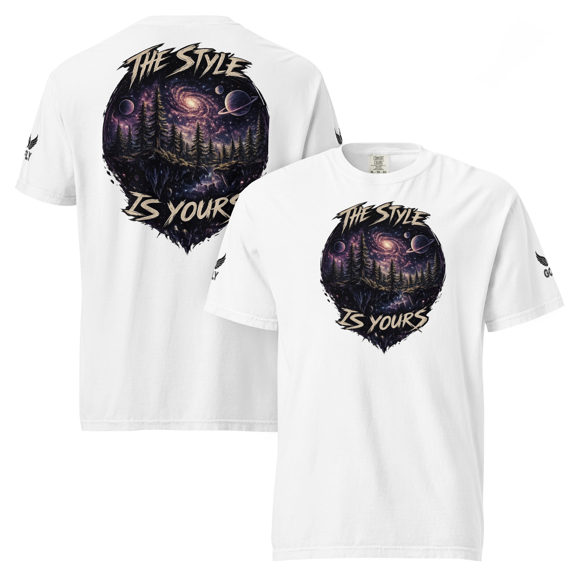 GoFly The Style Is Yours Unisex garment-dyed heavyweight t-shirt