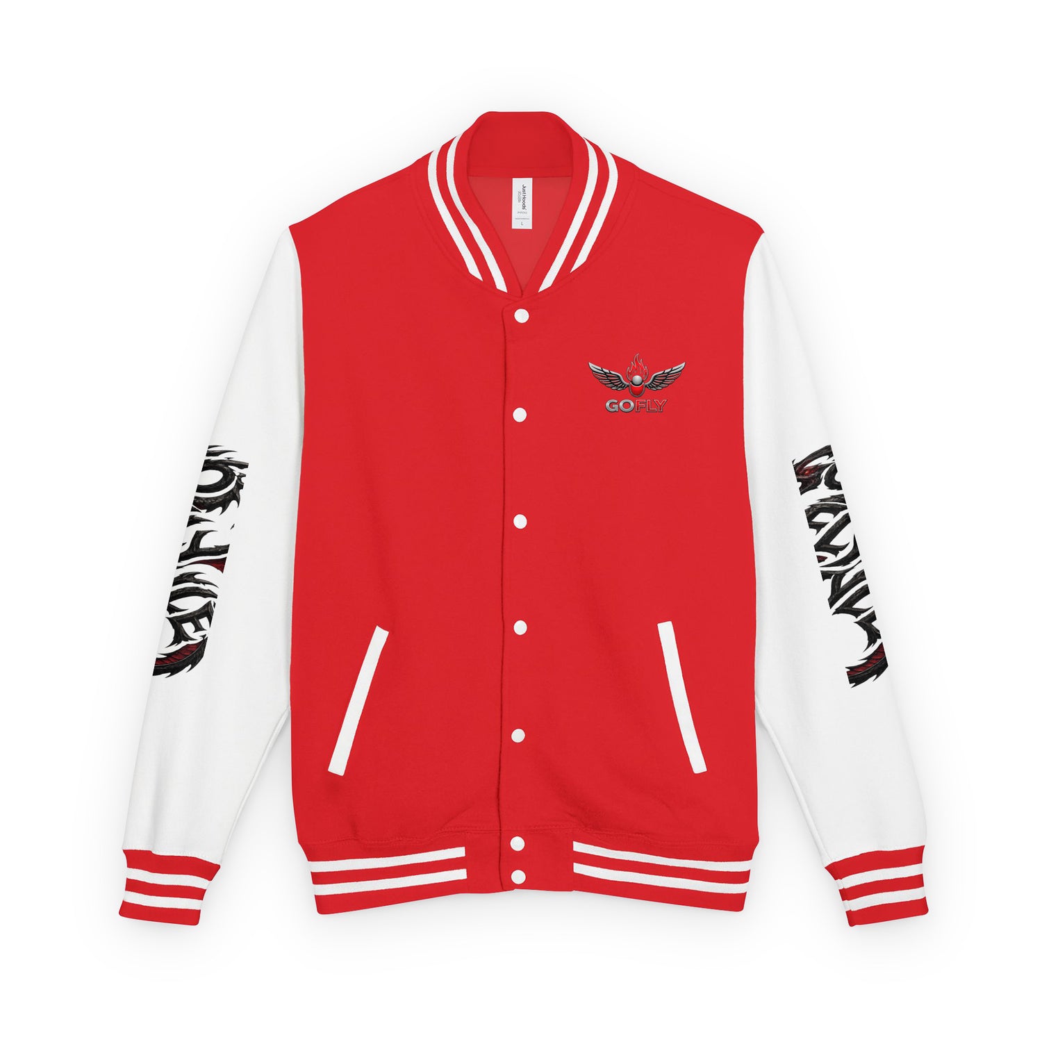 GoFlyStyle Heavyweight letterman jacket