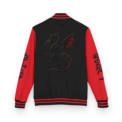 GoFlyStyle Heavyweight letterman jacket