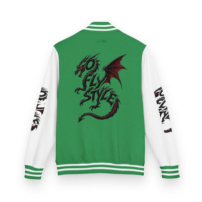 GoFlyStyle Heavyweight letterman jacket