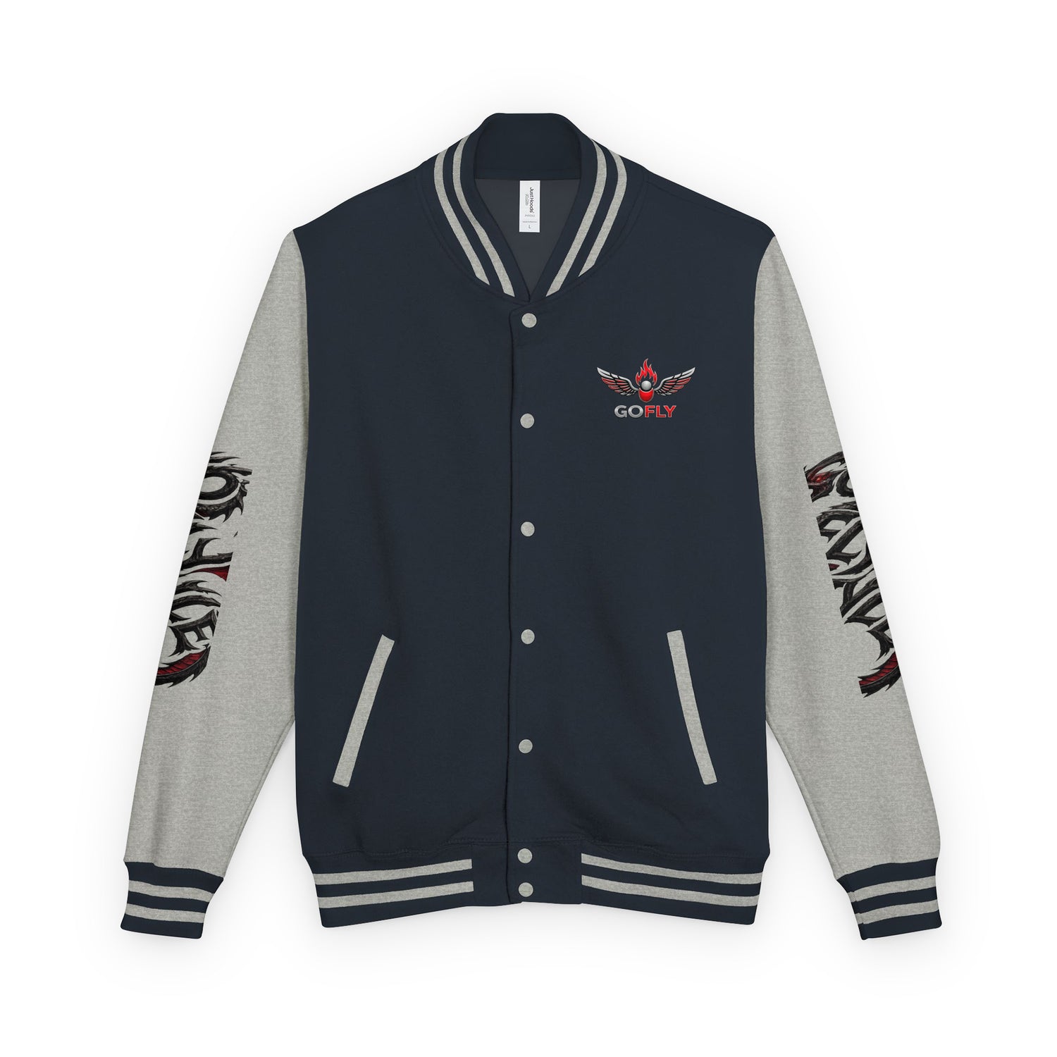 GoFlyStyle Heavyweight letterman jacket