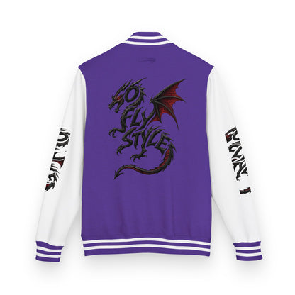 GoFlyStyle Heavyweight letterman jacket
