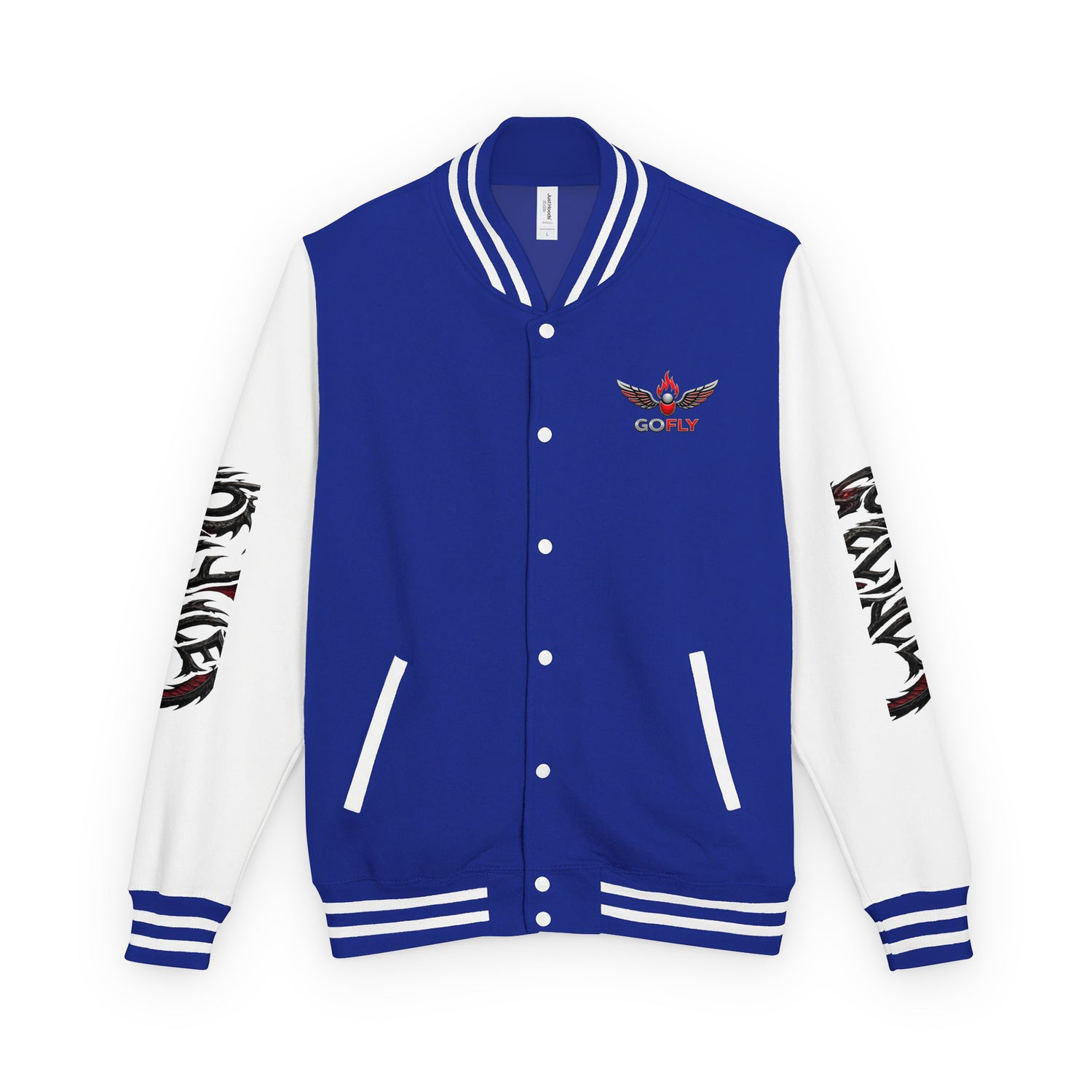GoFlyStyle Heavyweight letterman jacket