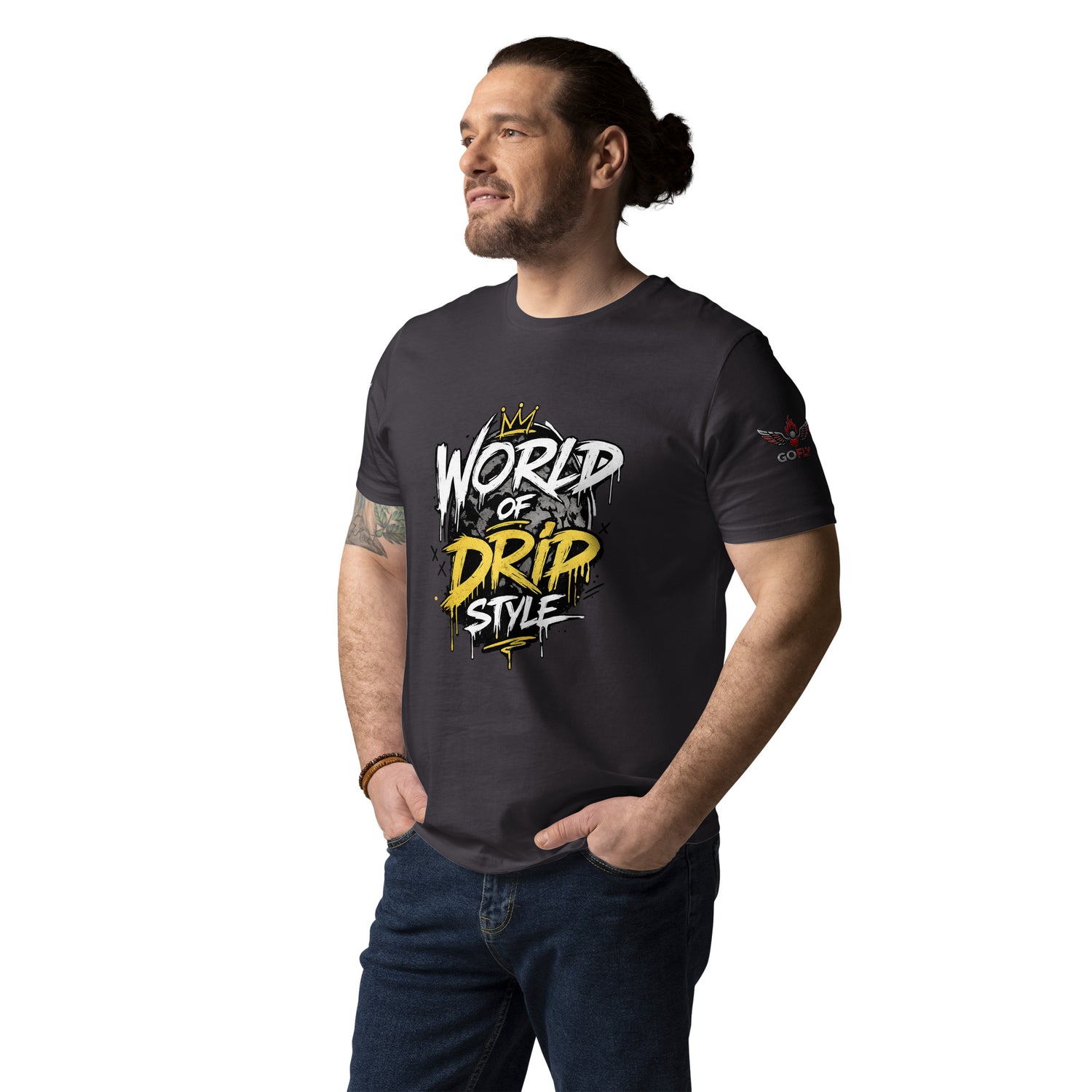 GoFly world of drip style Unisex Organic Cotton T-Shirt