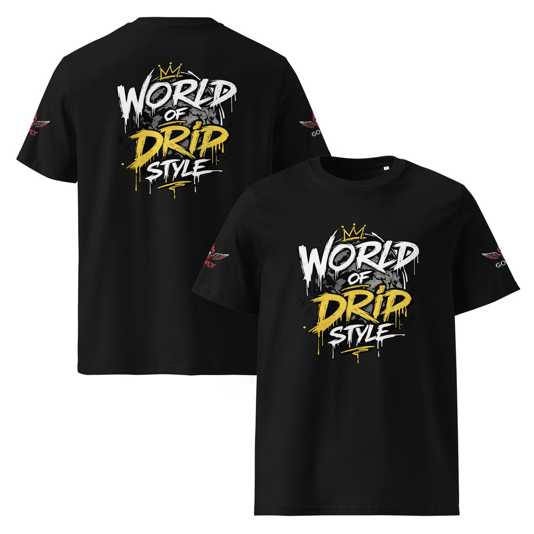 GoFly world of drip style Unisex Organic Cotton T-Shirt