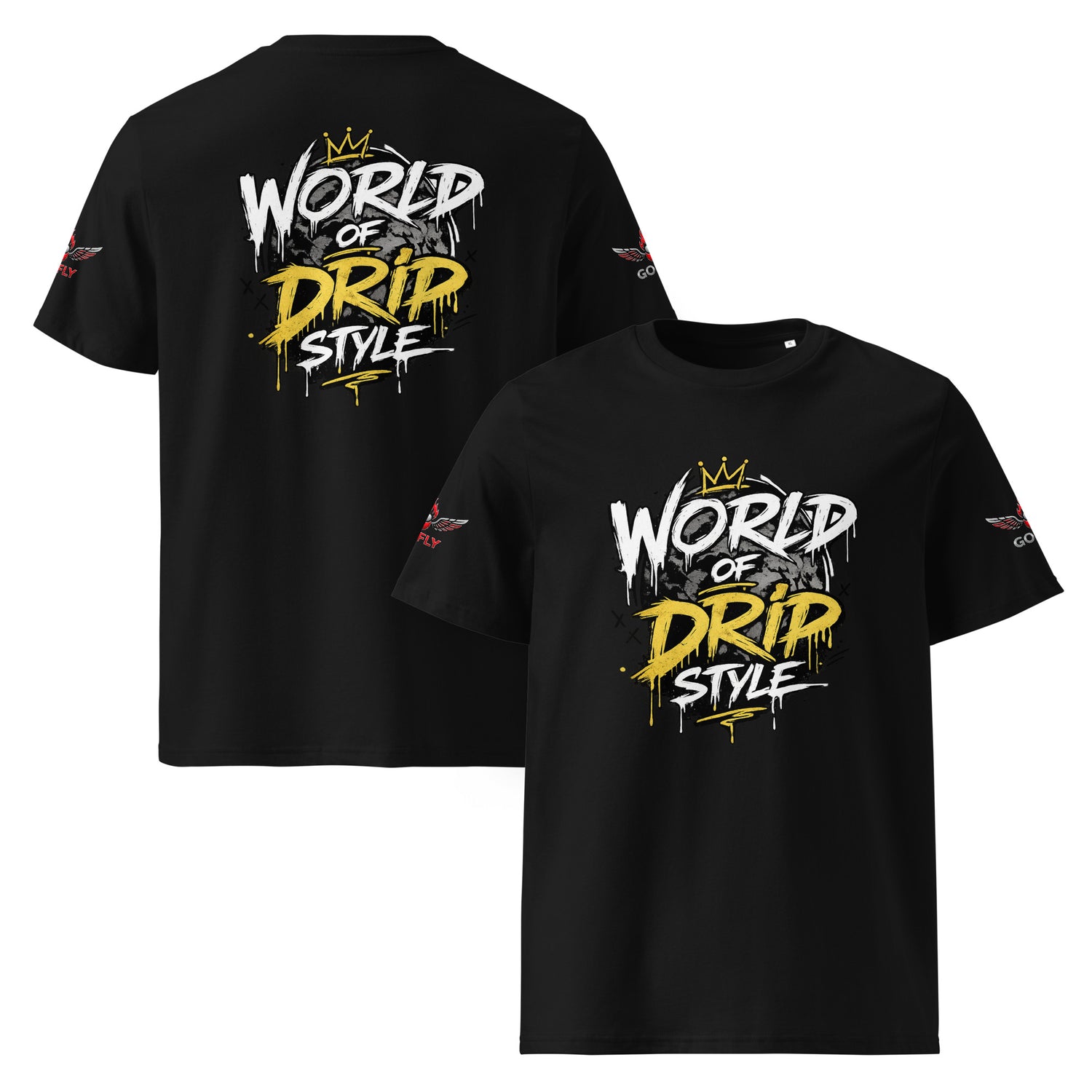 GoFly world of drip style Unisex Organic Cotton T-Shirt