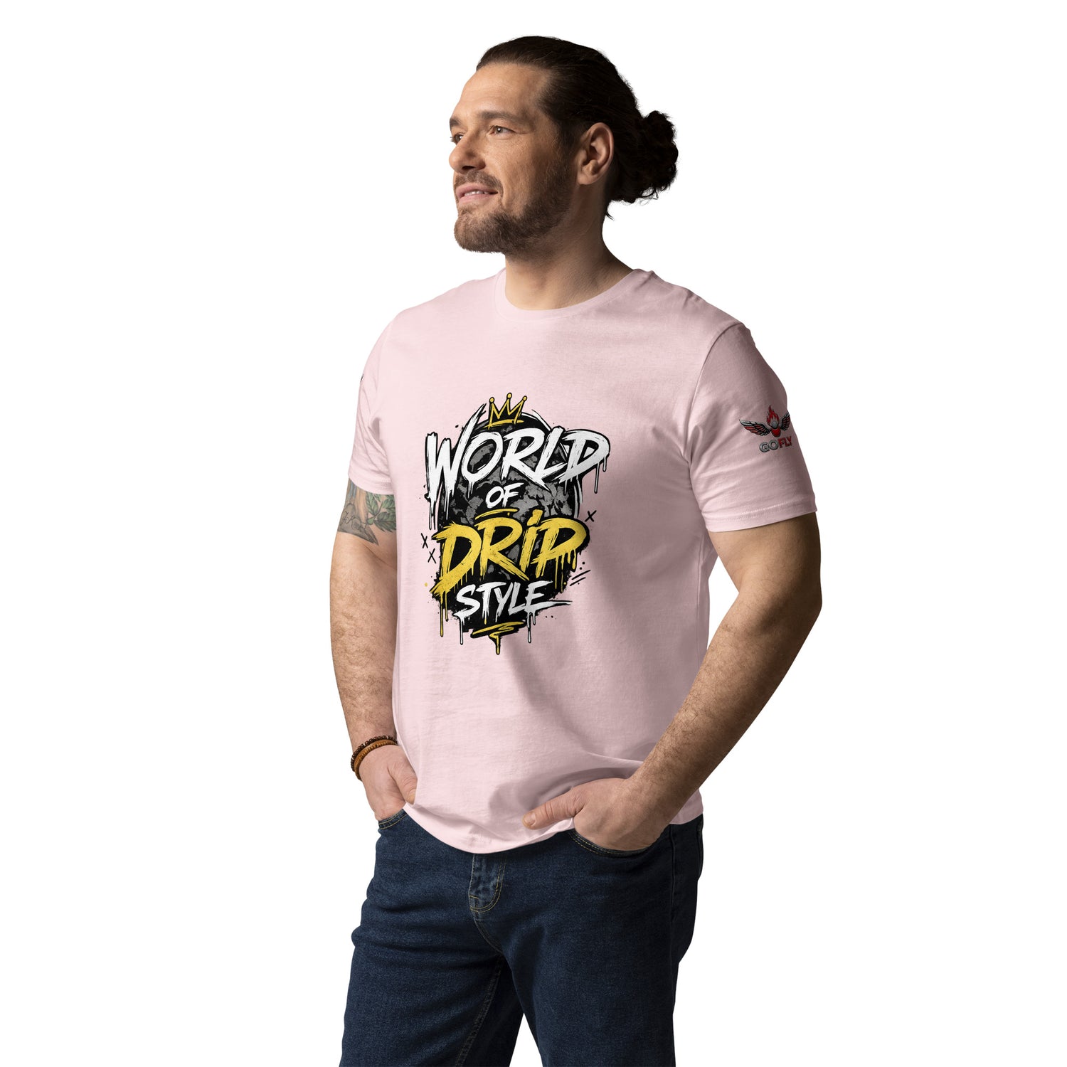 GoFly world of drip style Unisex Organic Cotton T-Shirt