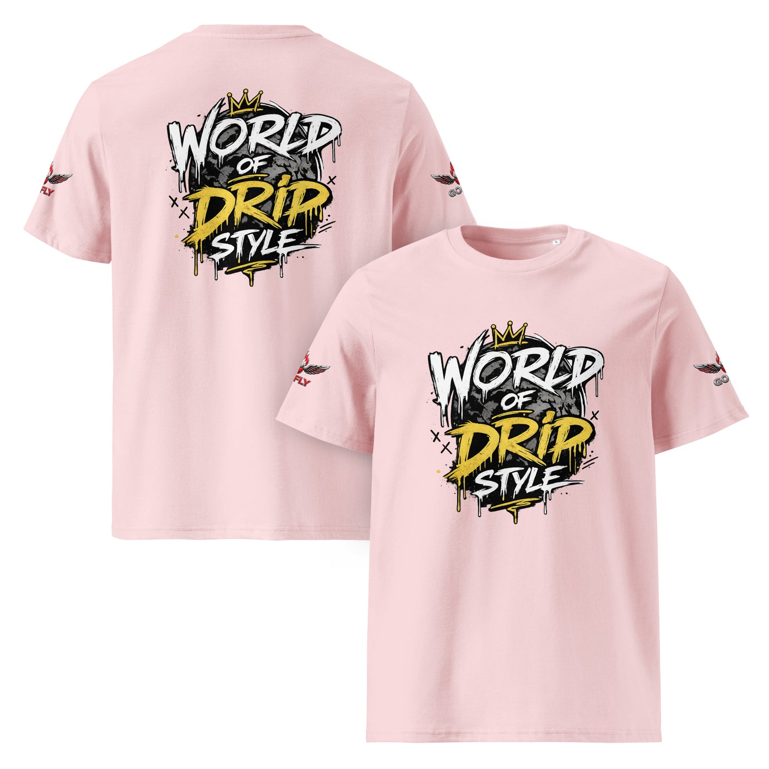 GoFly world of drip style Unisex Organic Cotton T-Shirt