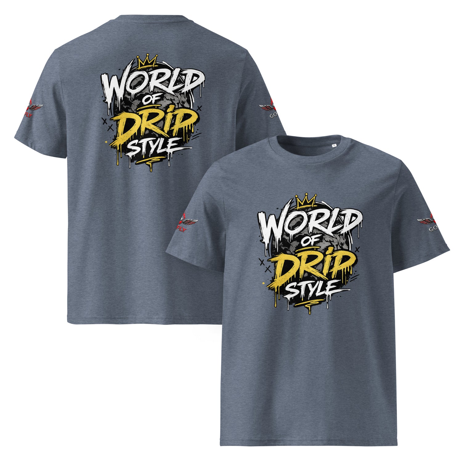 GoFly world of drip style Unisex Organic Cotton T-Shirt