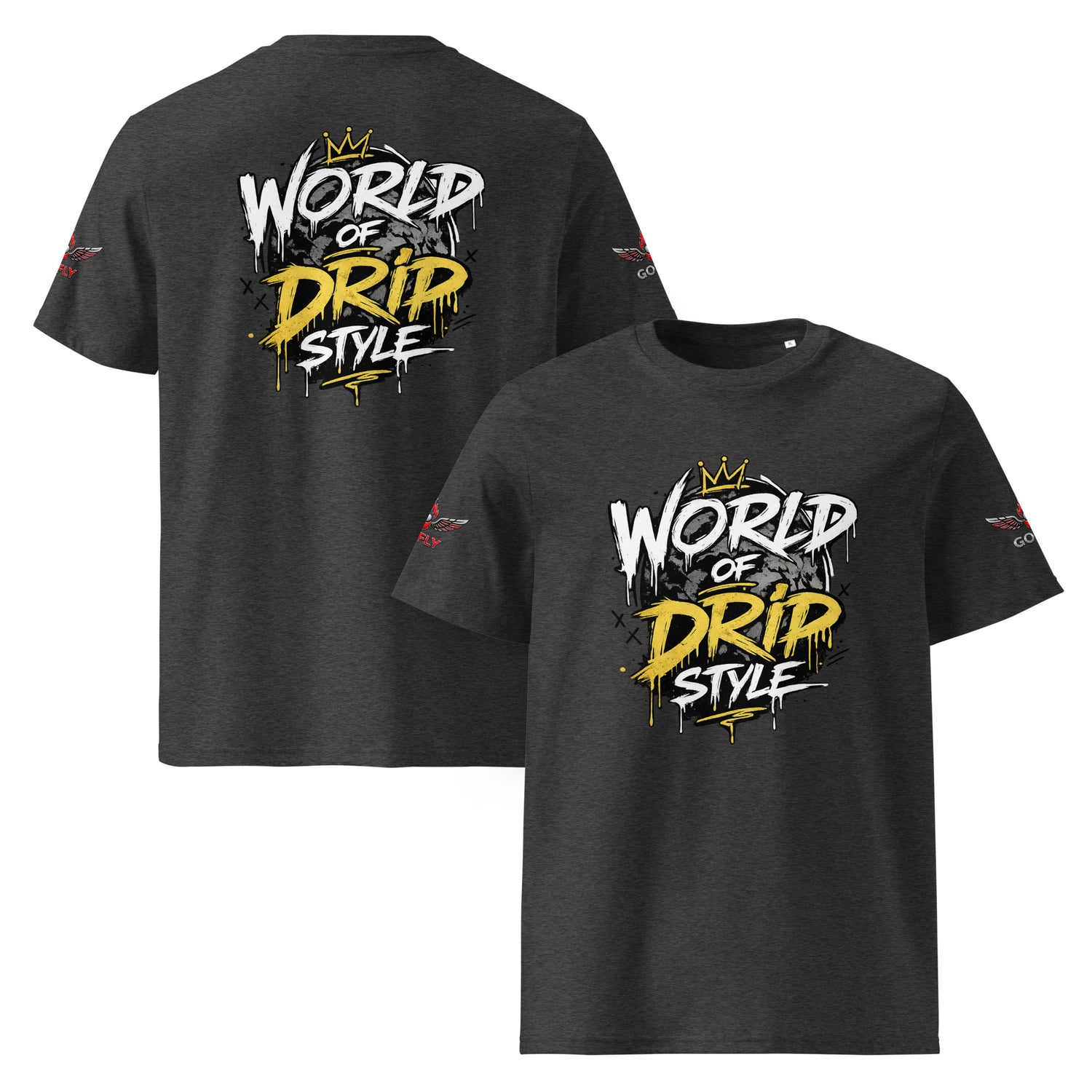 GoFly world of drip style Unisex Organic Cotton T-Shirt