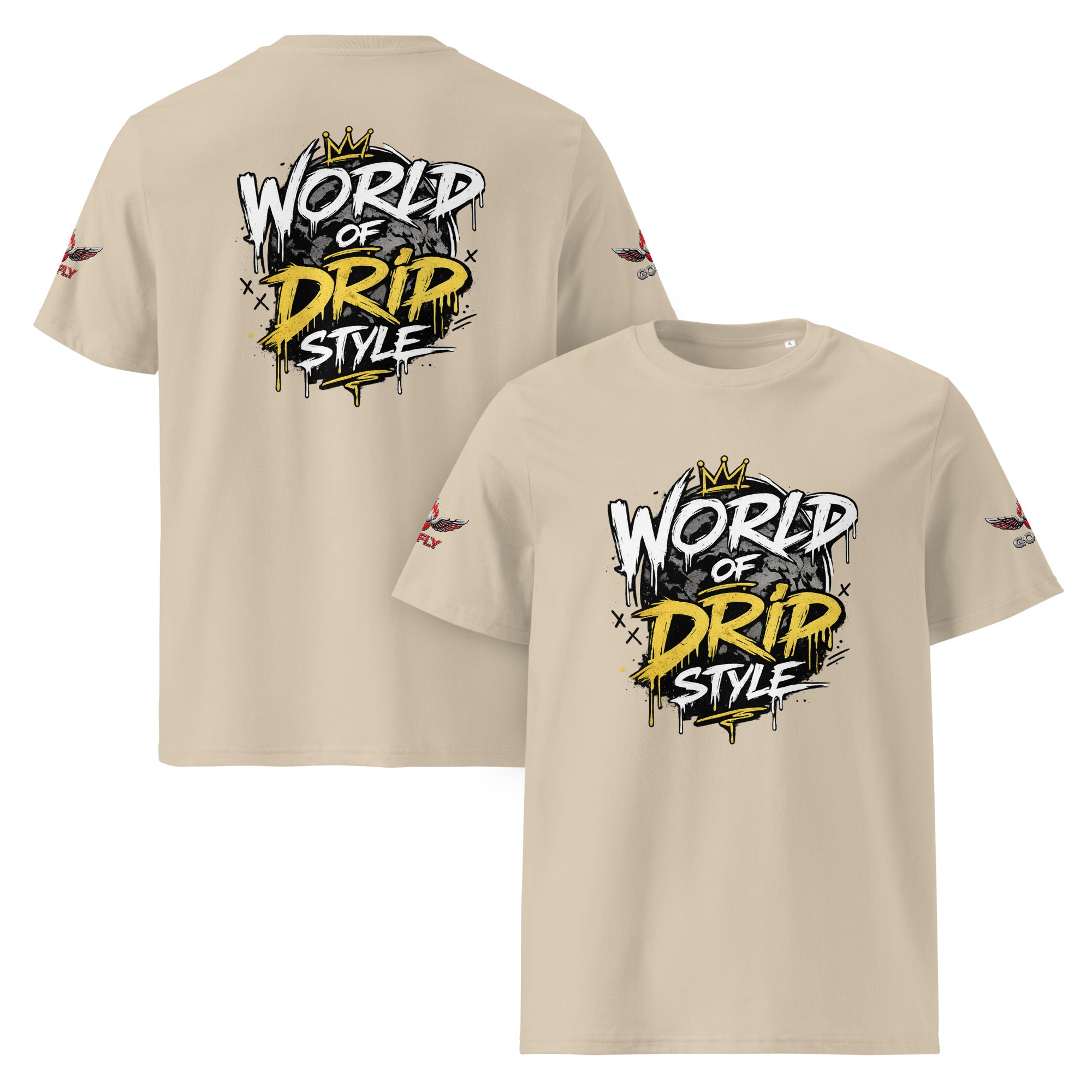 GoFly world of drip style Unisex Organic Cotton T-Shirt