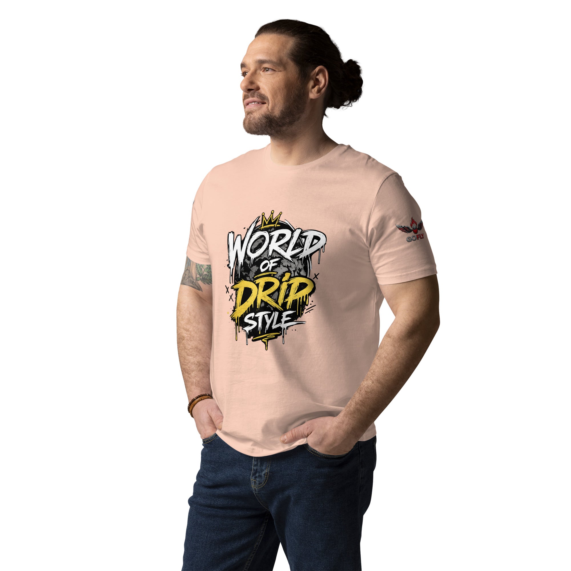 GoFly world of drip style Unisex Organic Cotton T-Shirt