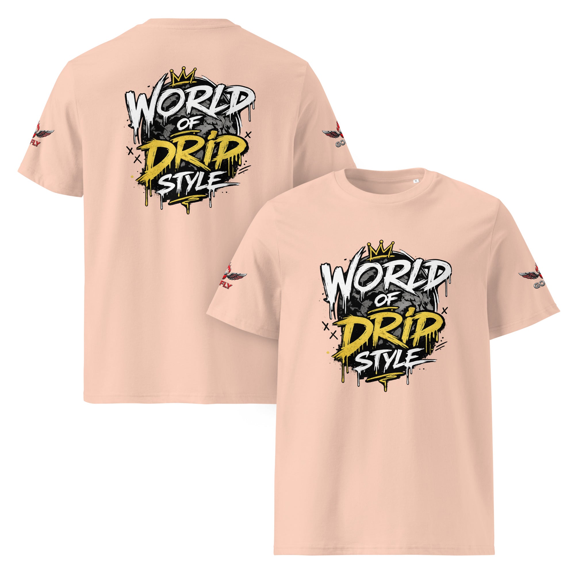 GoFly world of drip style Unisex Organic Cotton T-Shirt