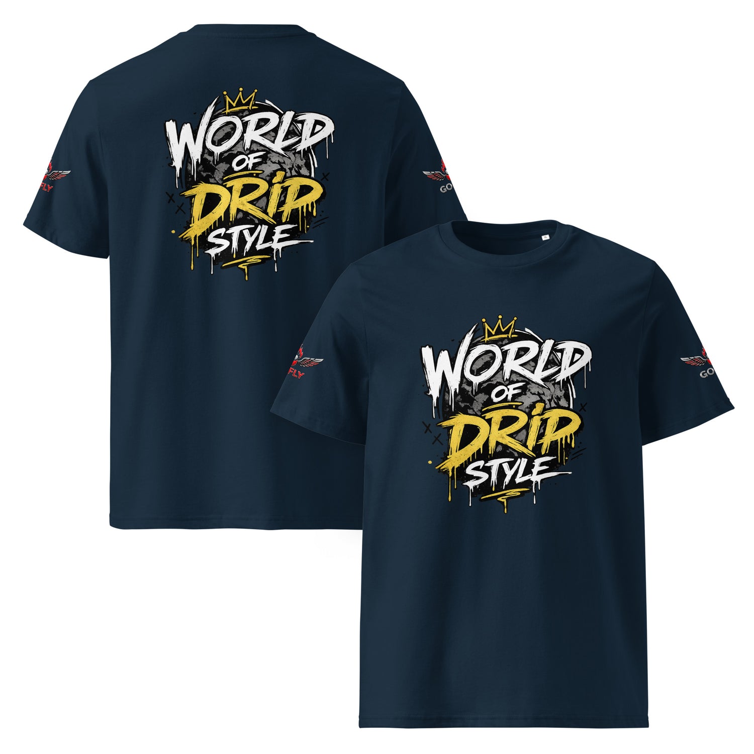 GoFly world of drip style Unisex Organic Cotton T-Shirt