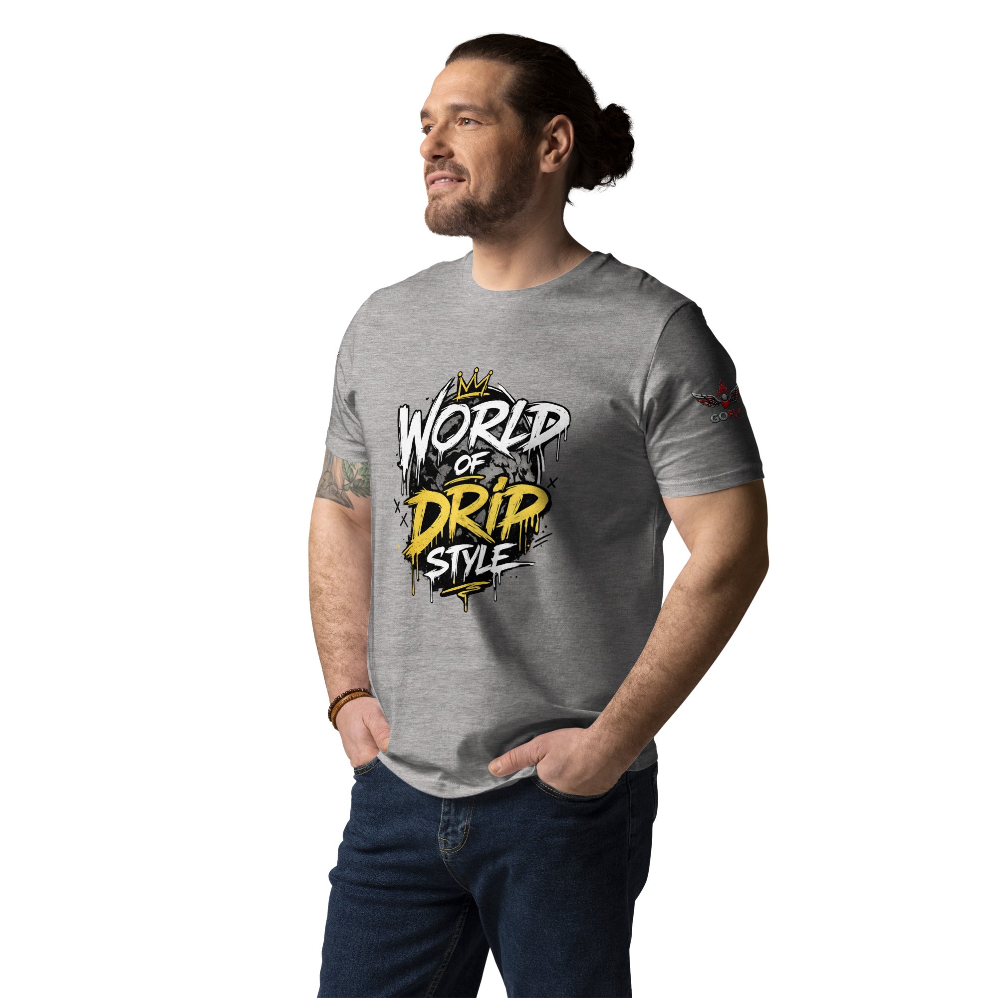 GoFly world of drip style Unisex Organic Cotton T-Shirt