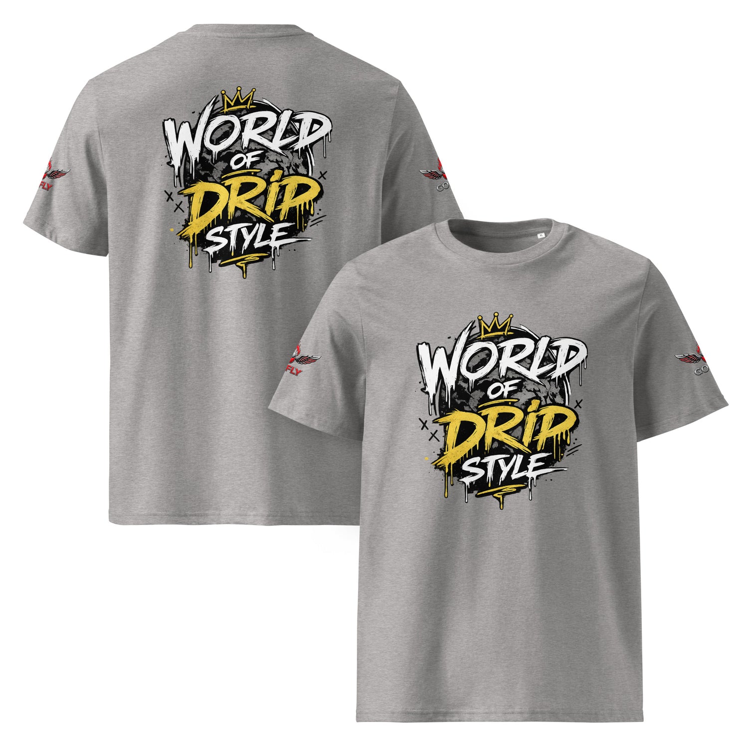 GoFly world of drip style Unisex Organic Cotton T-Shirt