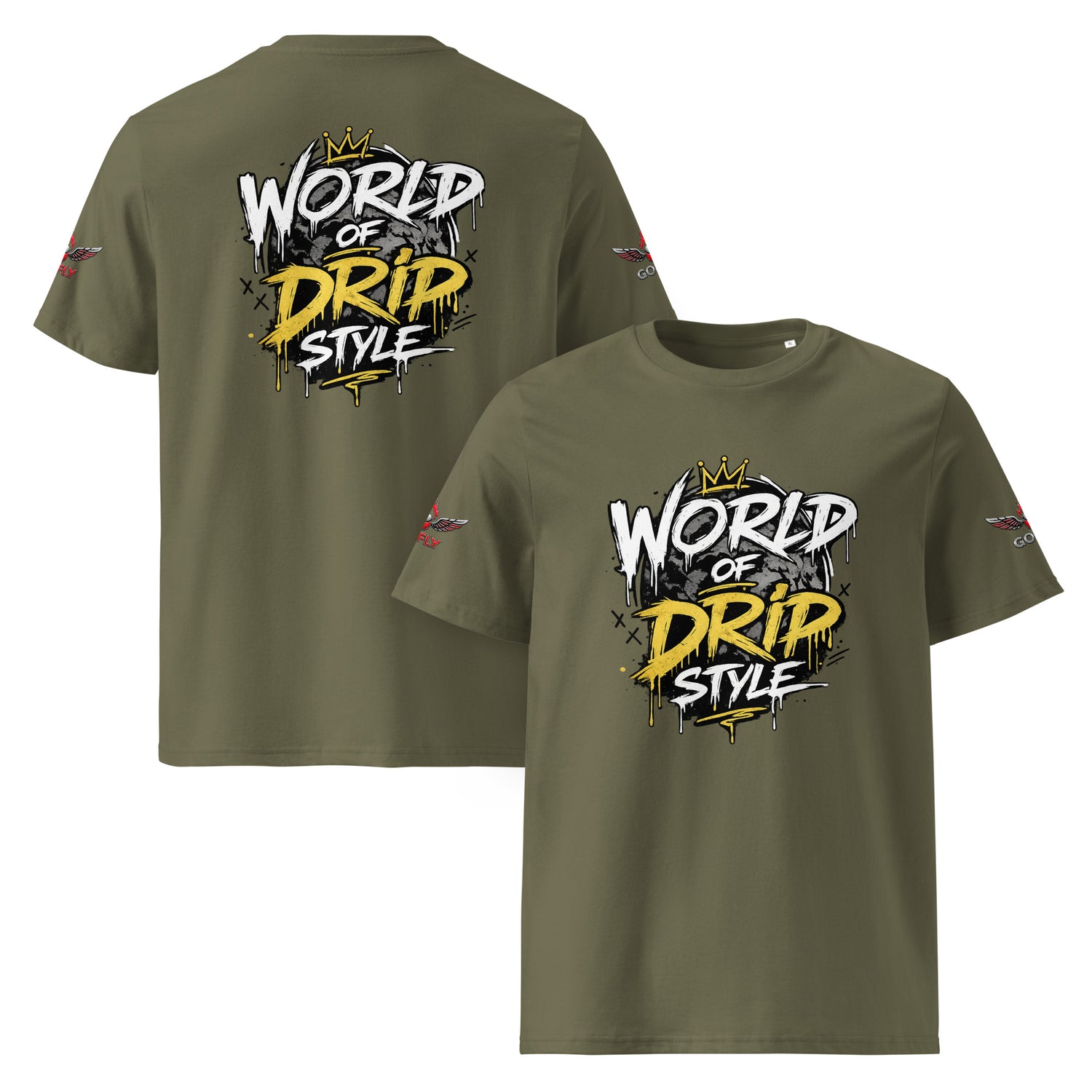 GoFly world of drip style Unisex Organic Cotton T-Shirt