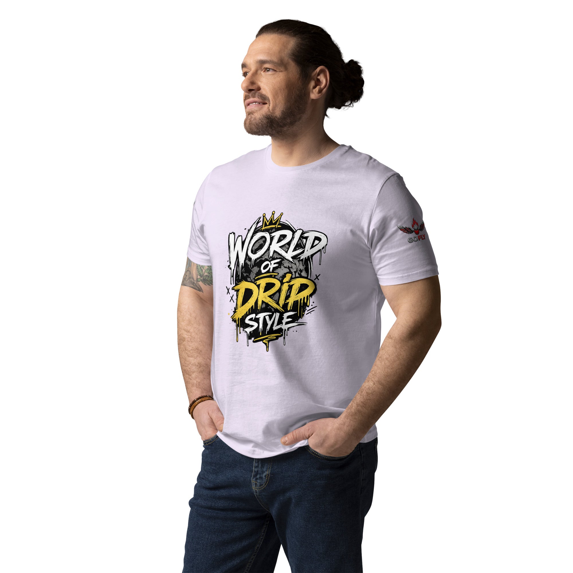 GoFly world of drip style Unisex Organic Cotton T-Shirt