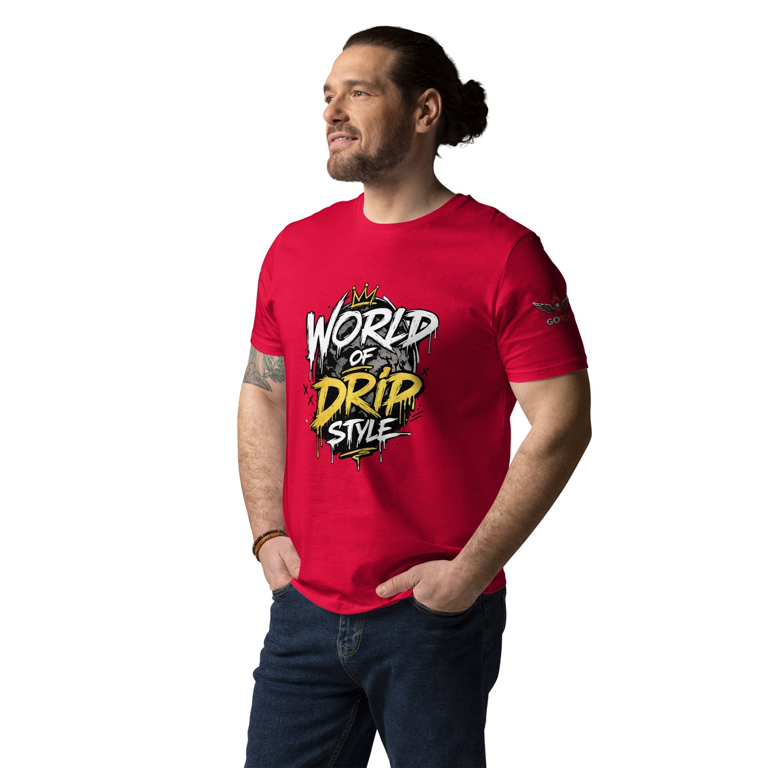 GoFly world of drip style Unisex Organic Cotton T-Shirt