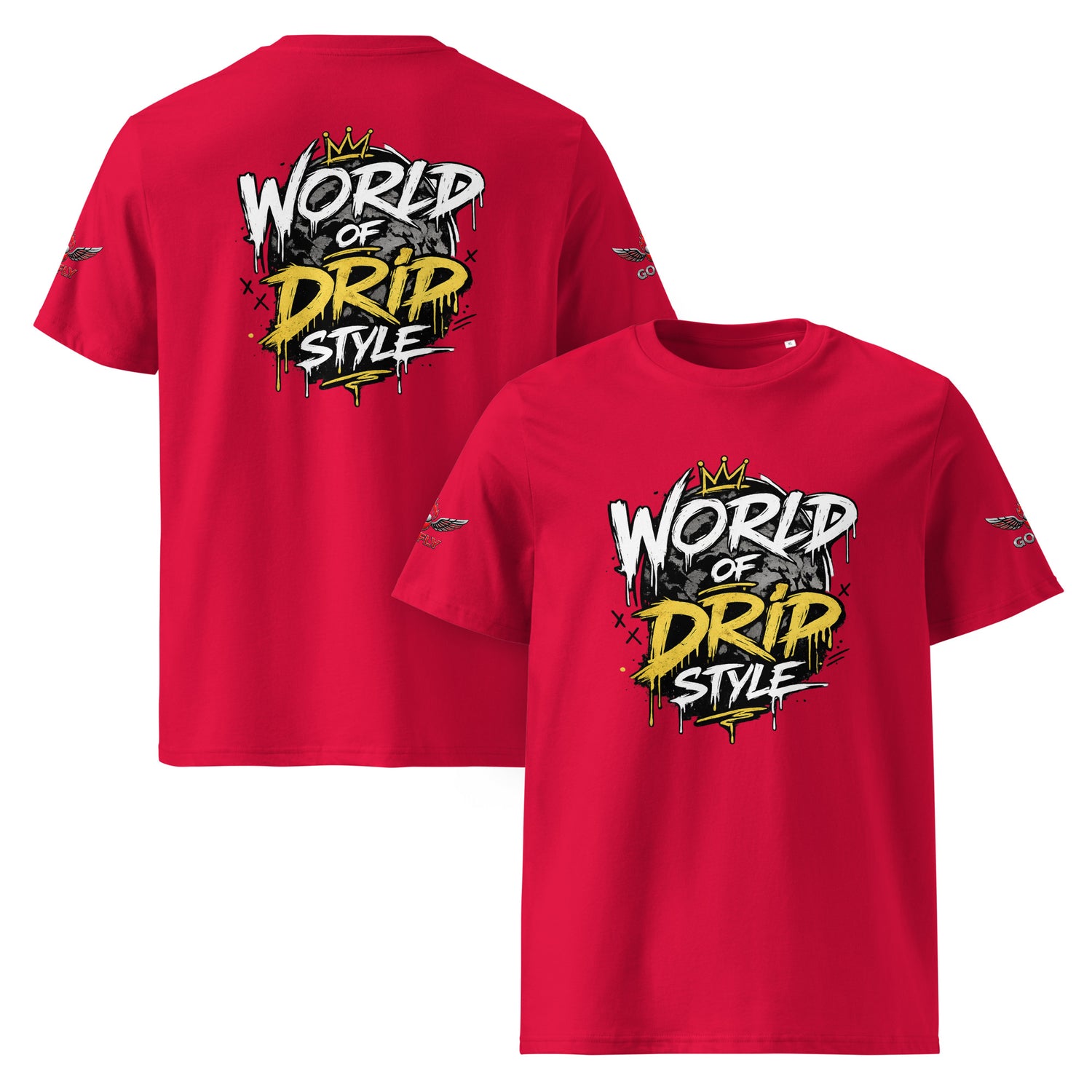 GoFly world of drip style Unisex Organic Cotton T-Shirt