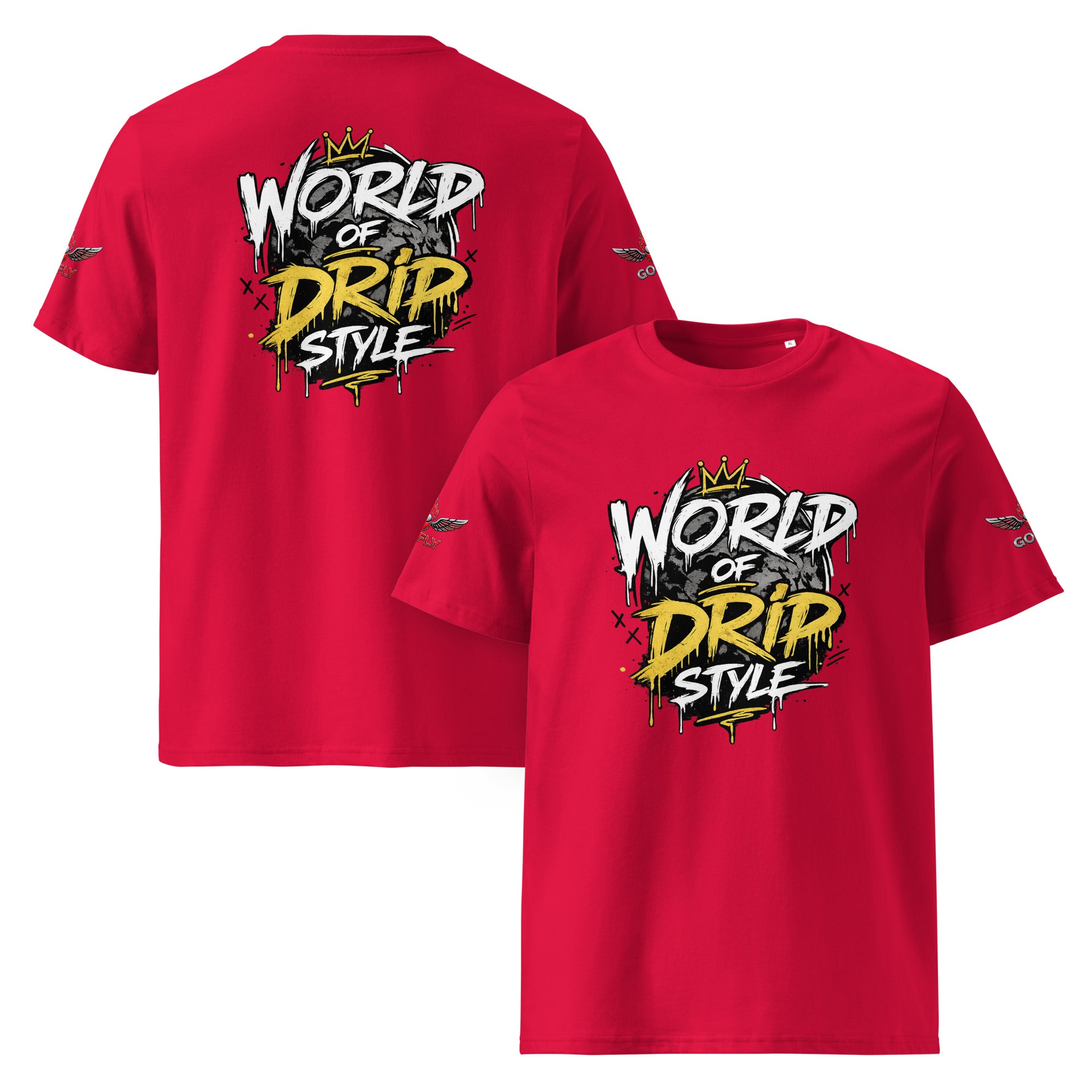 GoFly world of drip style Unisex Organic Cotton T-Shirt