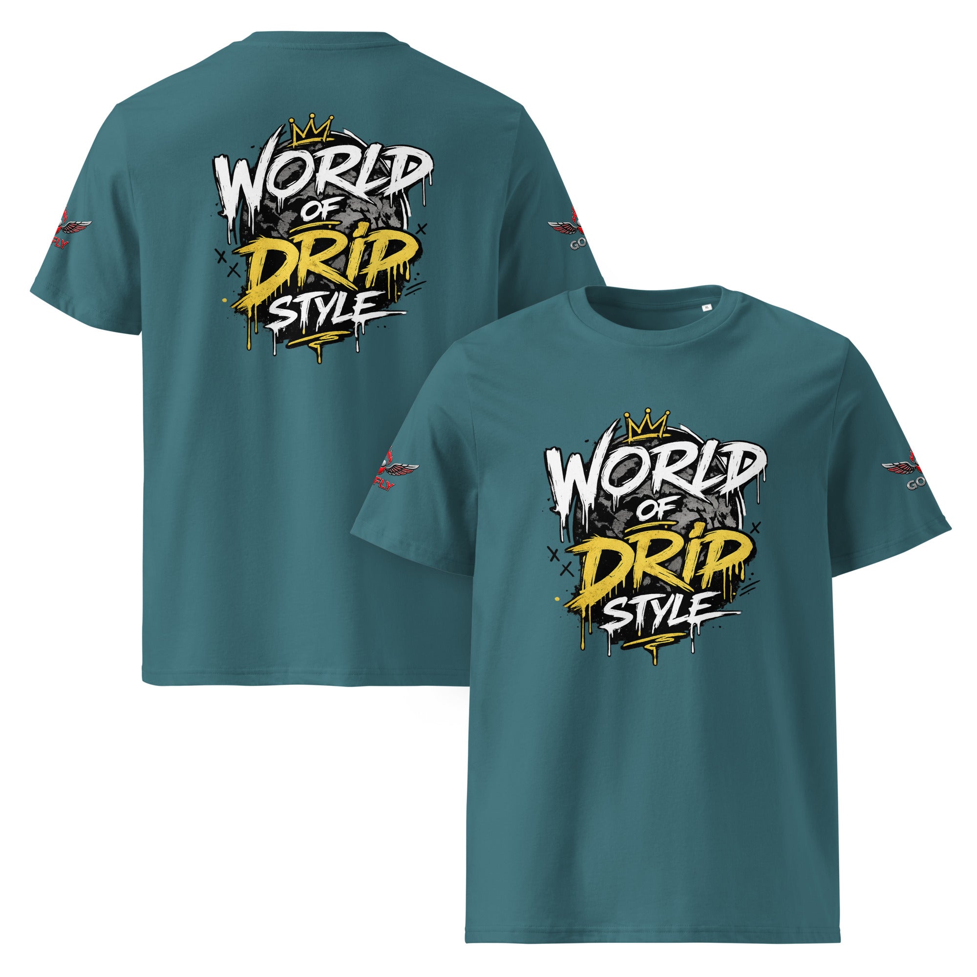 GoFly world of drip style Unisex Organic Cotton T-Shirt