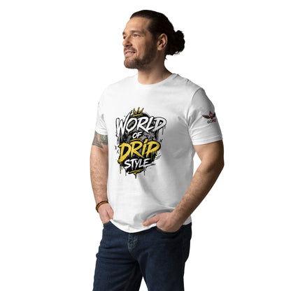 GoFly world of drip style Unisex Organic Cotton T-Shirt