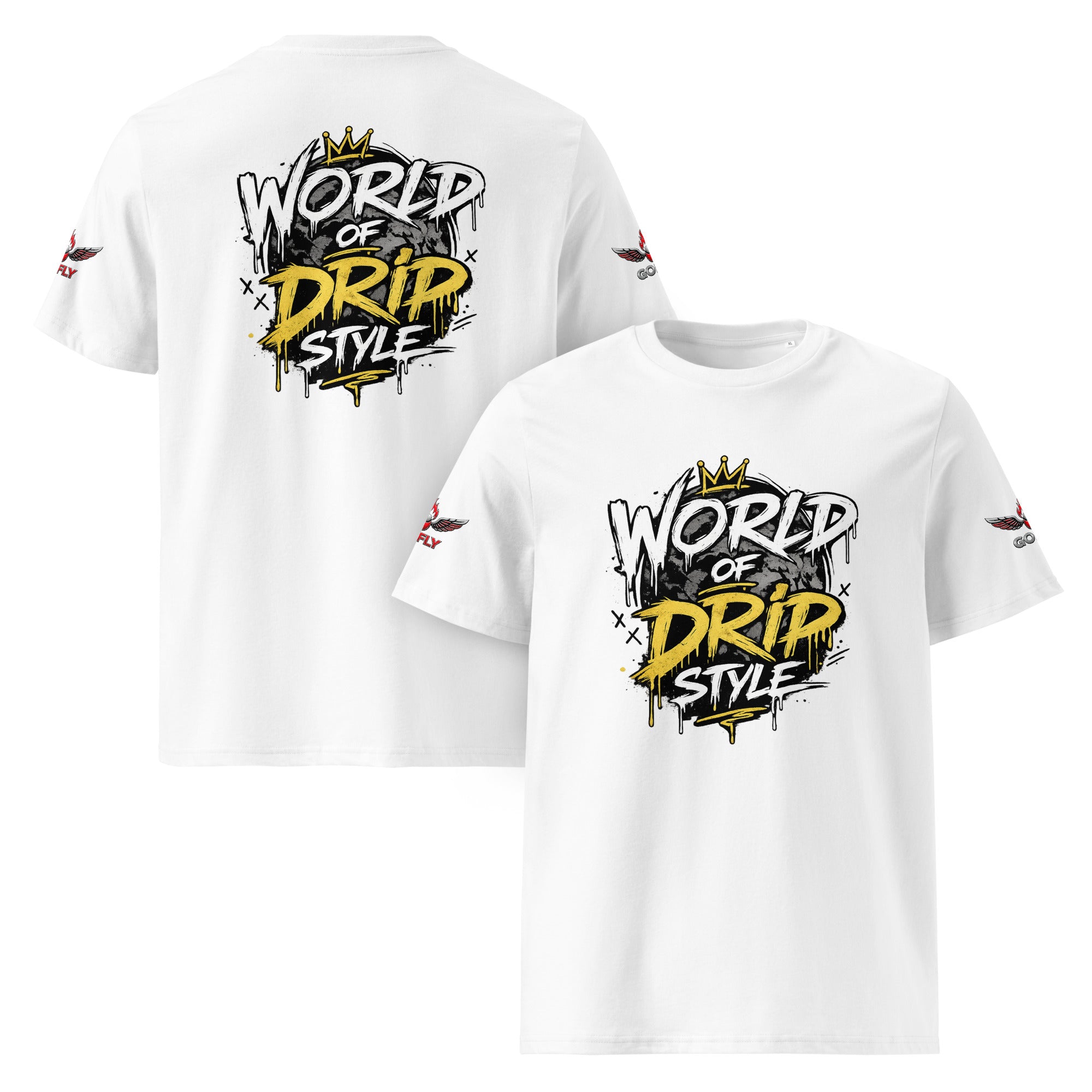 GoFly world of drip style Unisex Organic Cotton T-Shirt