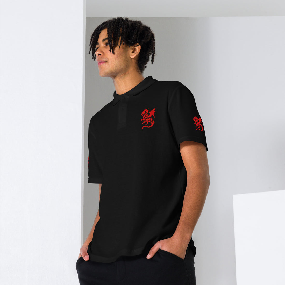GoFlyStyle Unisex pique polo shirt