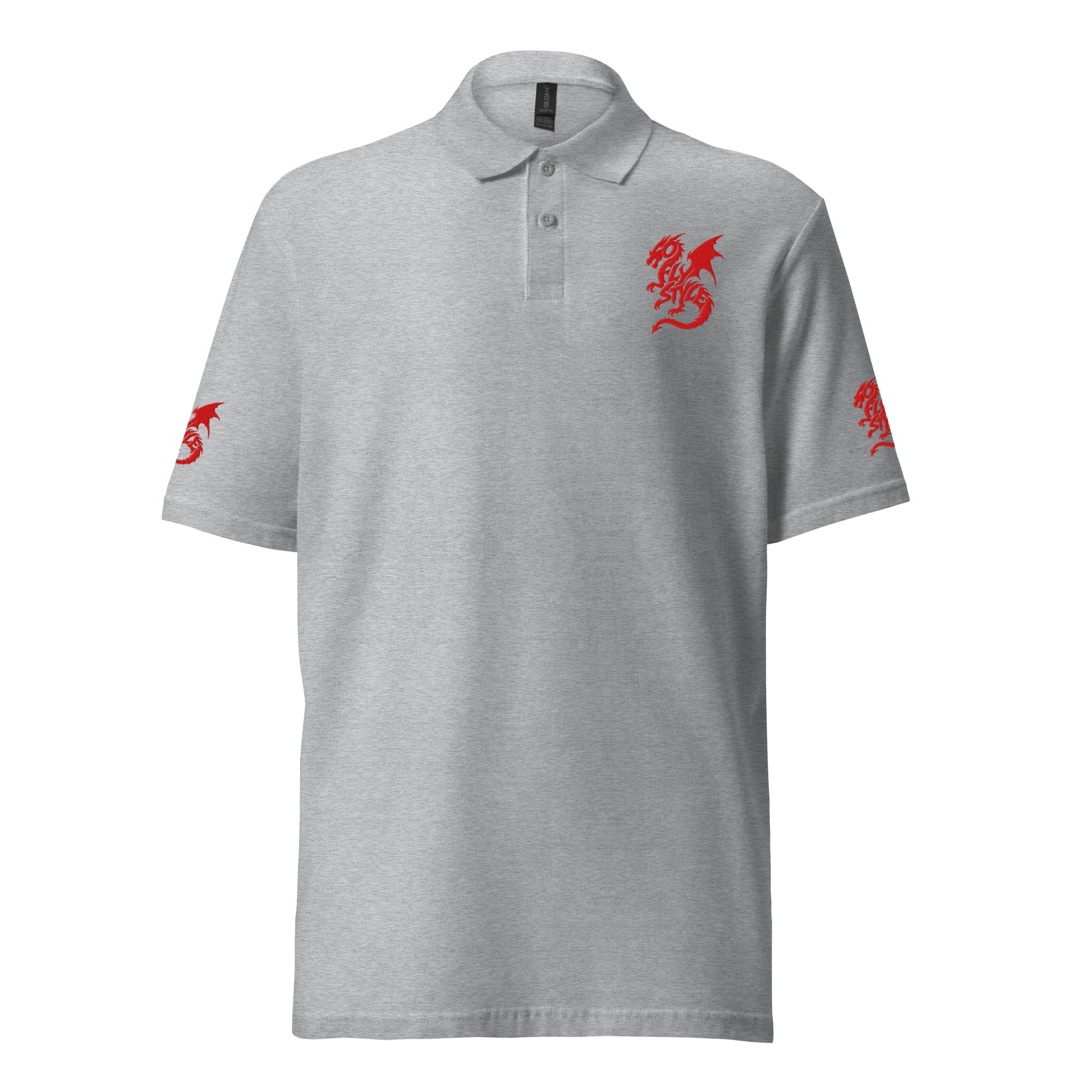 GoFlyStyle Unisex pique polo shirt