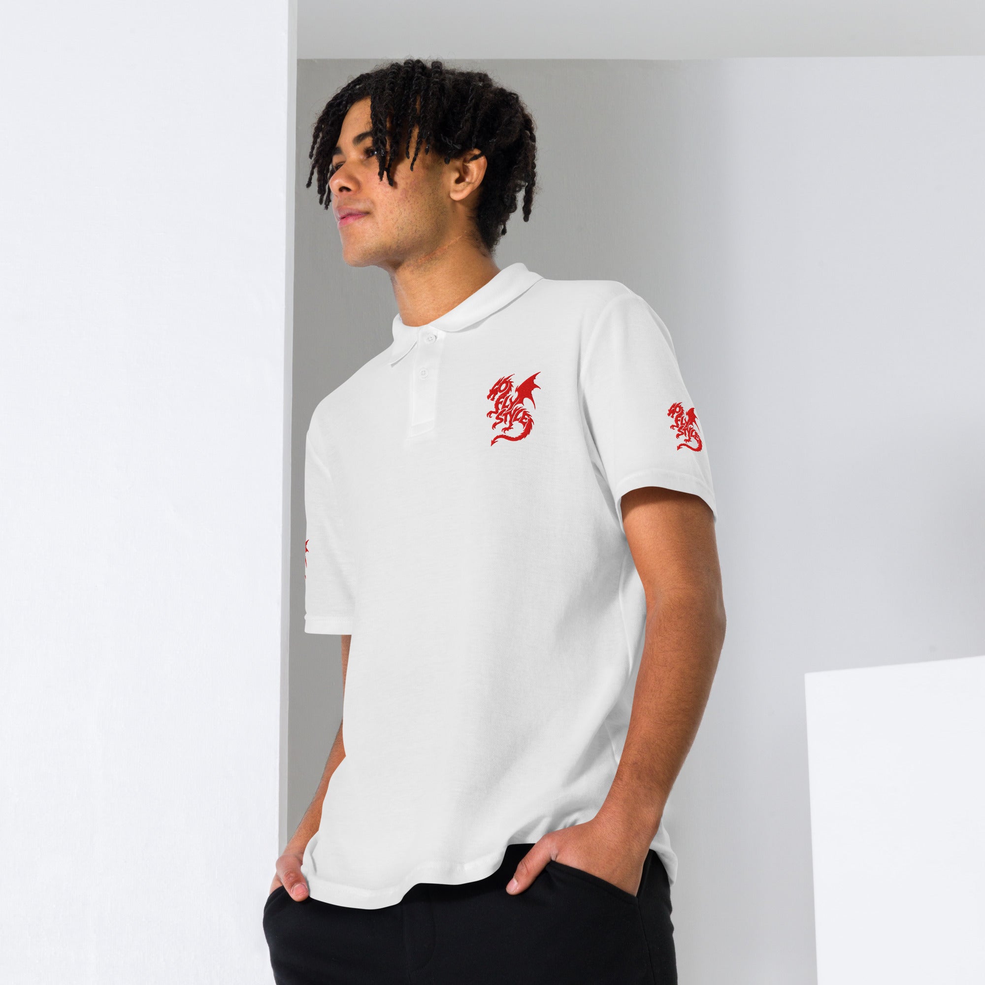 GoFlyStyle Unisex pique polo shirt