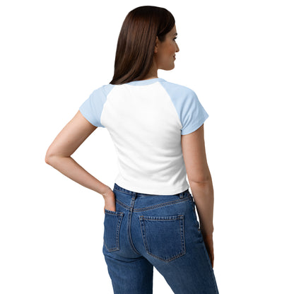 GoFly World Of Drip Style Women’s micro rib raglan baby tee