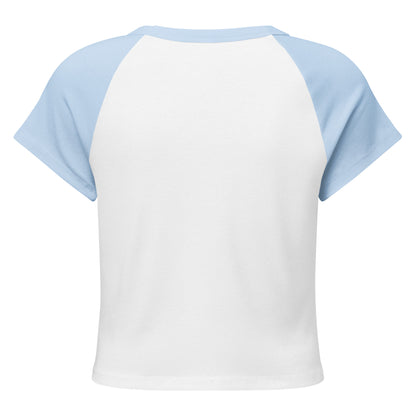 GoFly Women’s micro rib raglan baby tee