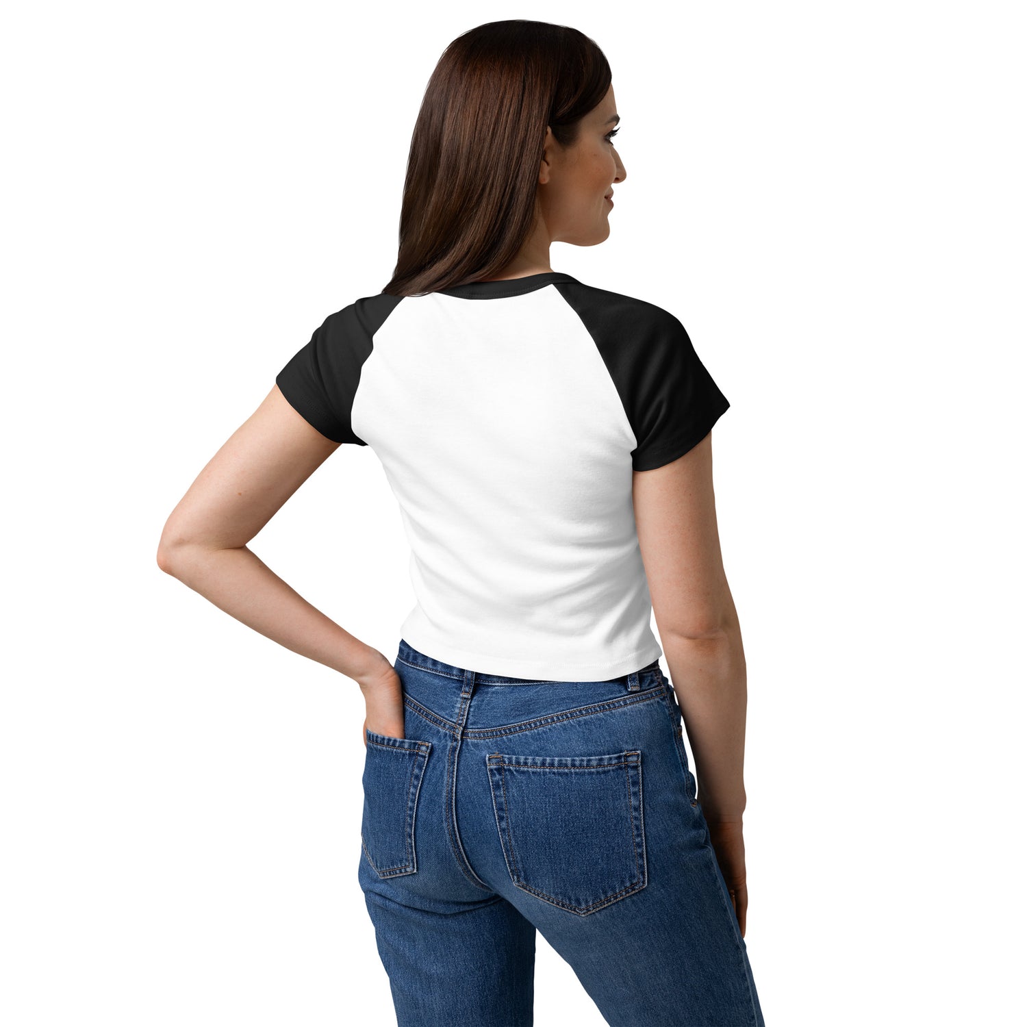 GoFly World Of Drip Style Women’s micro rib raglan baby tee